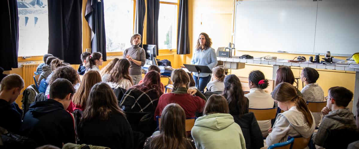 Intervention au collège de La Souterraine 